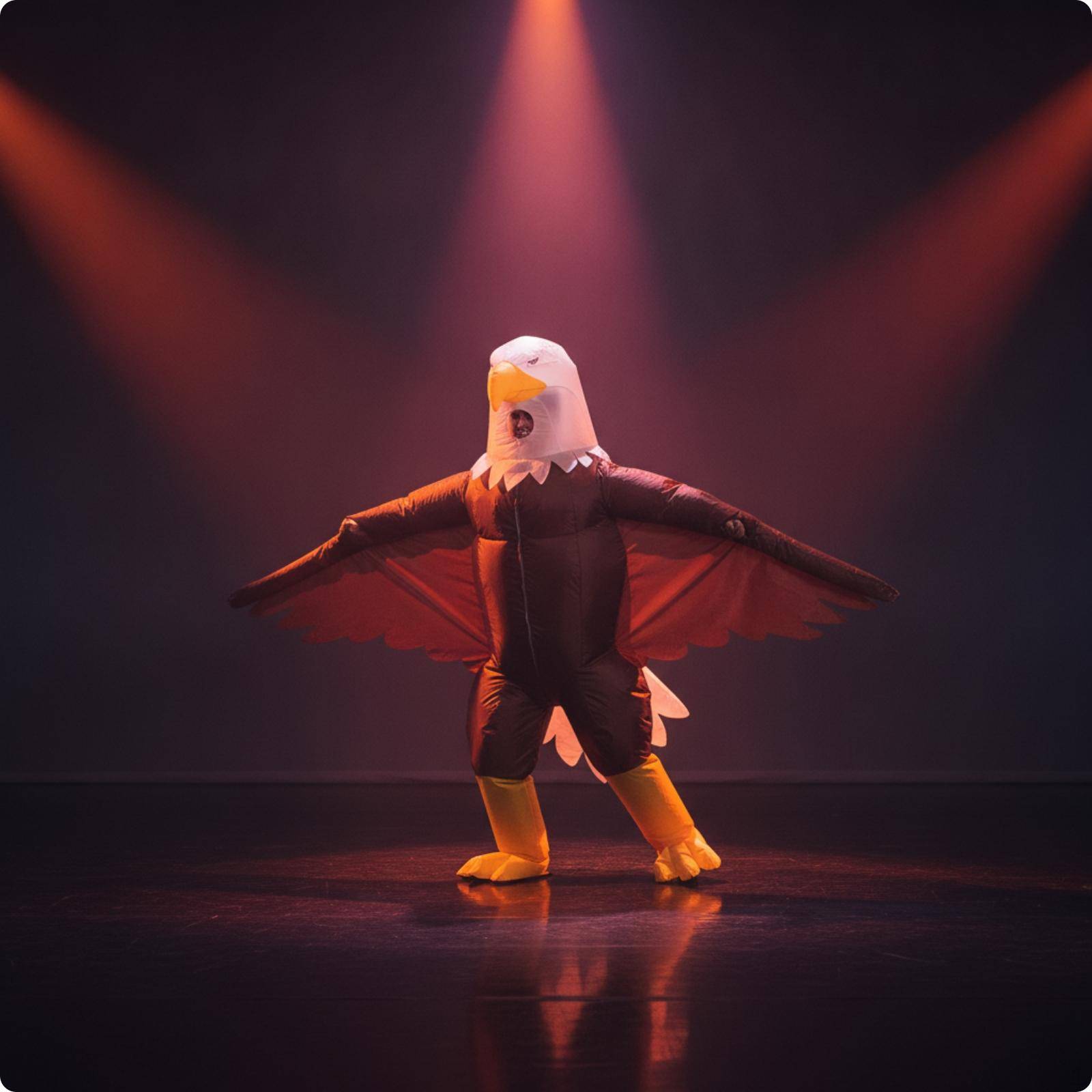 Uppblåsbar Kostym Luftfylld Helkroppsdräkt för Vuxna, Underhållare, Halloween, Scen cm