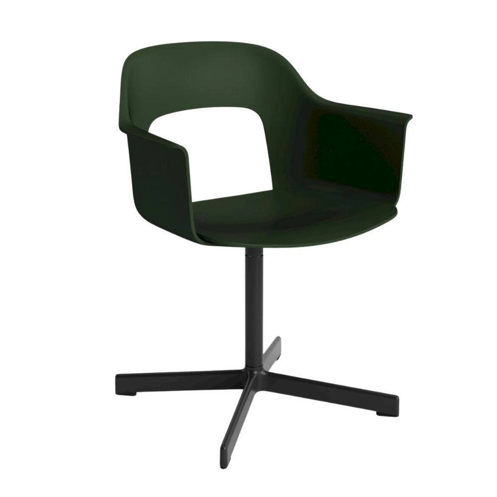 HAY Layout Armchair 231 Matstol (Black) Bottle Green