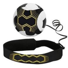 Elastiskt träningsband till fotboll Gul/Svart
