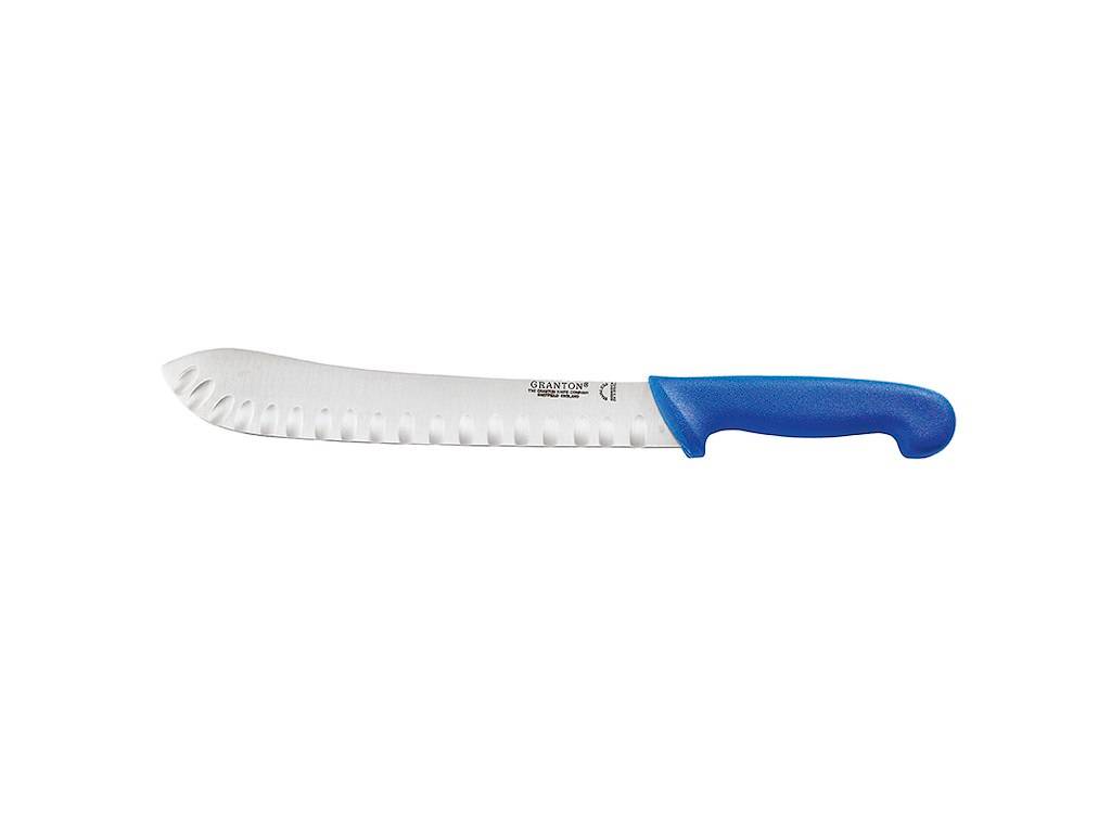 Skærekniv 26 cm Granton Blå plastskaft.