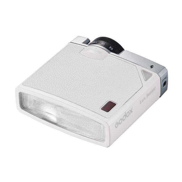 Godox Lux Junior Retro Camera Flash Blixt, vit
