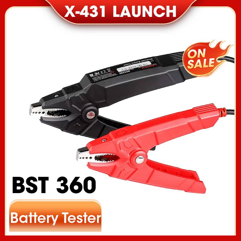LAUNCH X431 BST360 Car Battery Tester Clip Analyzer 12V Voltage Battery Charging automotive scanner for crp919x bt X431 PROS V