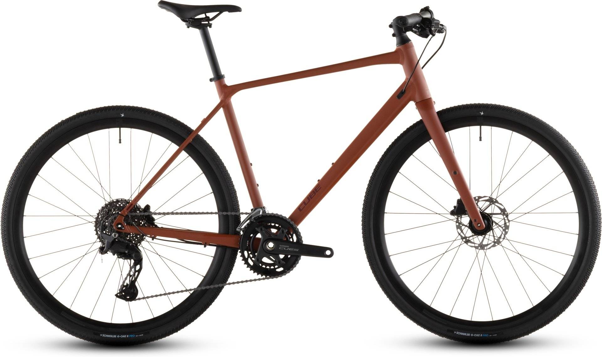 Cube Nulane Race Amber´n´Black - 56 Cm - Citybike Herre - Rød.