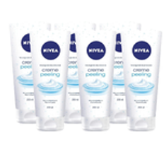 Nivea Crème Peeling Douchescrub Voordeelverpakking 6x200ML
