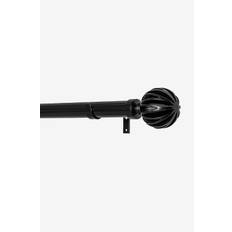 Hasta - Gardinstangssæt Ylva 160-300 cm - Sort