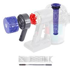 Motor-Heckabdeckung + Vorfilter + HEPA Nachfilter Set Ersatz für Dyson V6 DC58 DC59 DC62 DC72 DC74 Upgrade Filter Ersatzteile Staubsauger Ersatzzubehör