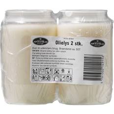 Oljeljus, 55 timmar, 5,7x9,5cm, vit, 2 st. - Vit