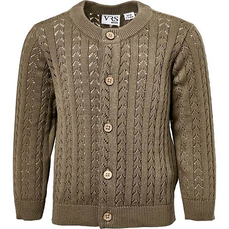 VRS baby cardigan str. 80 - brun