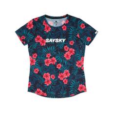 Saysky WMNS Flower Combat T-Shirt, Flowers - S