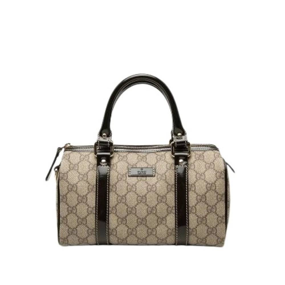 Gucci Vintage Pre-owned Joy Boston Bag - Vintage - Dame - Beige - ONE SIZE - Læder