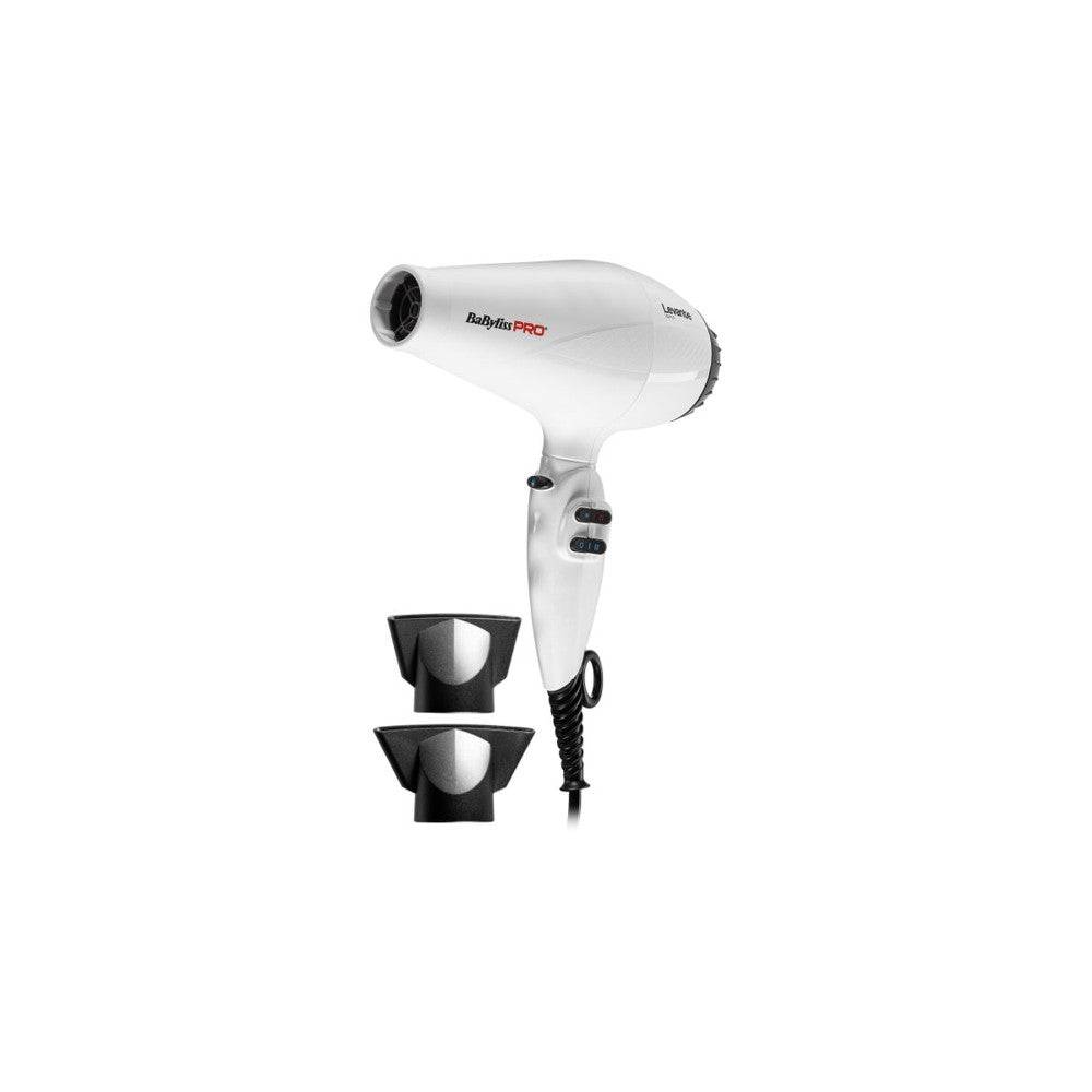 BaByliss PRO Levante 2100W Ionisk hårtørrer Hvid
