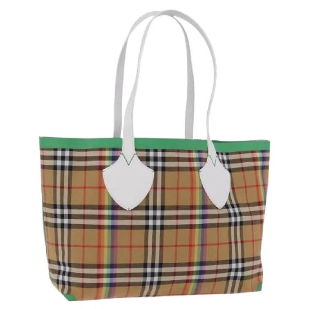 Burberry Vintage Pre-owned Vintage Tote Bag - Vintage - Dame - Beige - ONE SIZE - Uld