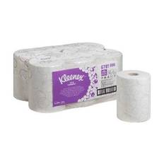 Kimberly-Clark 6781 Håndklæderulle Kleenex Ultra Slimroll hvid 100m 2 lag krt a 6 rl