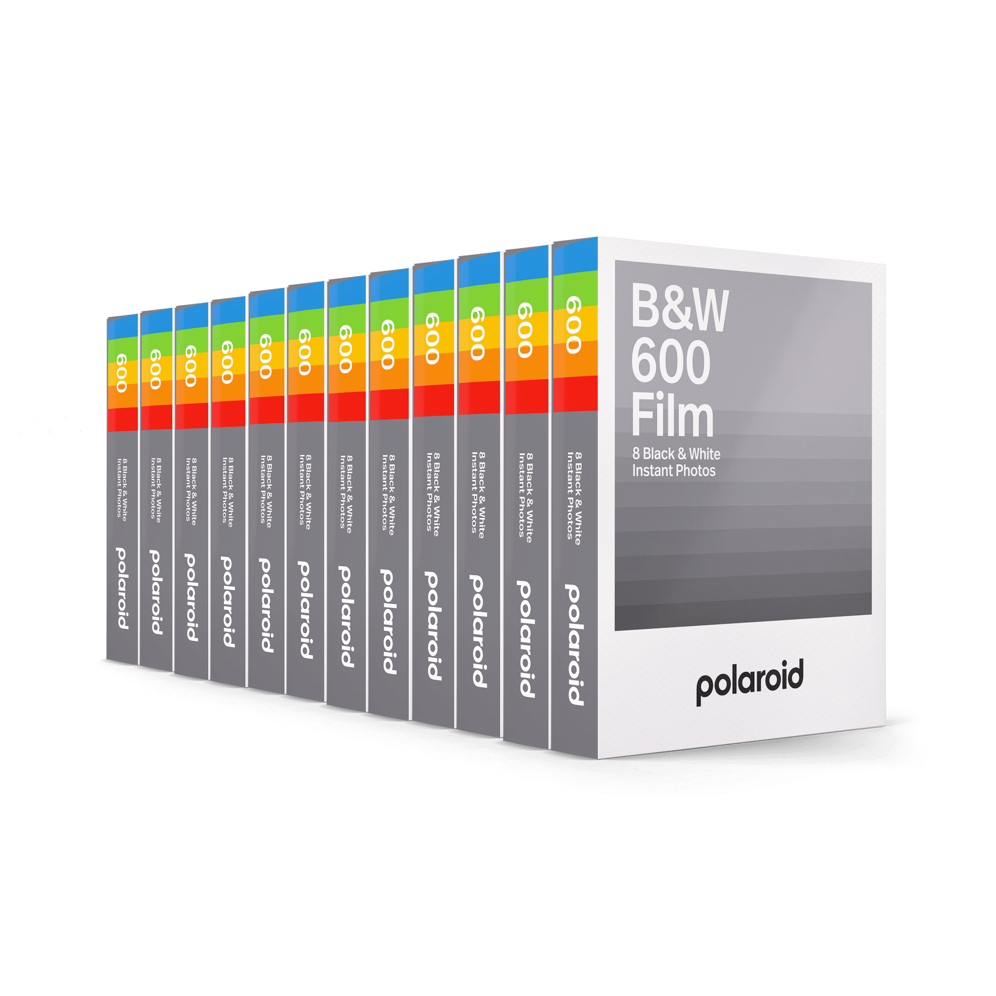 Polaroid - B&W 600 Film Twelve Pack