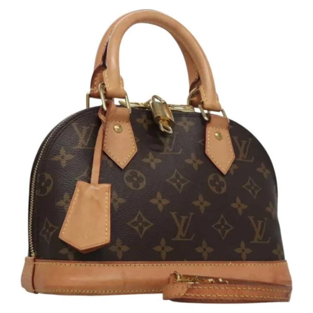 Louis Vuitton Vintage Pre-owned canvas håndtasker - Vintage - Dame - Brun - ONE SIZE - Uld