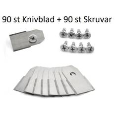 90 st Knivblad Knivar till Husqvarna Automower Gardena Silver Silver