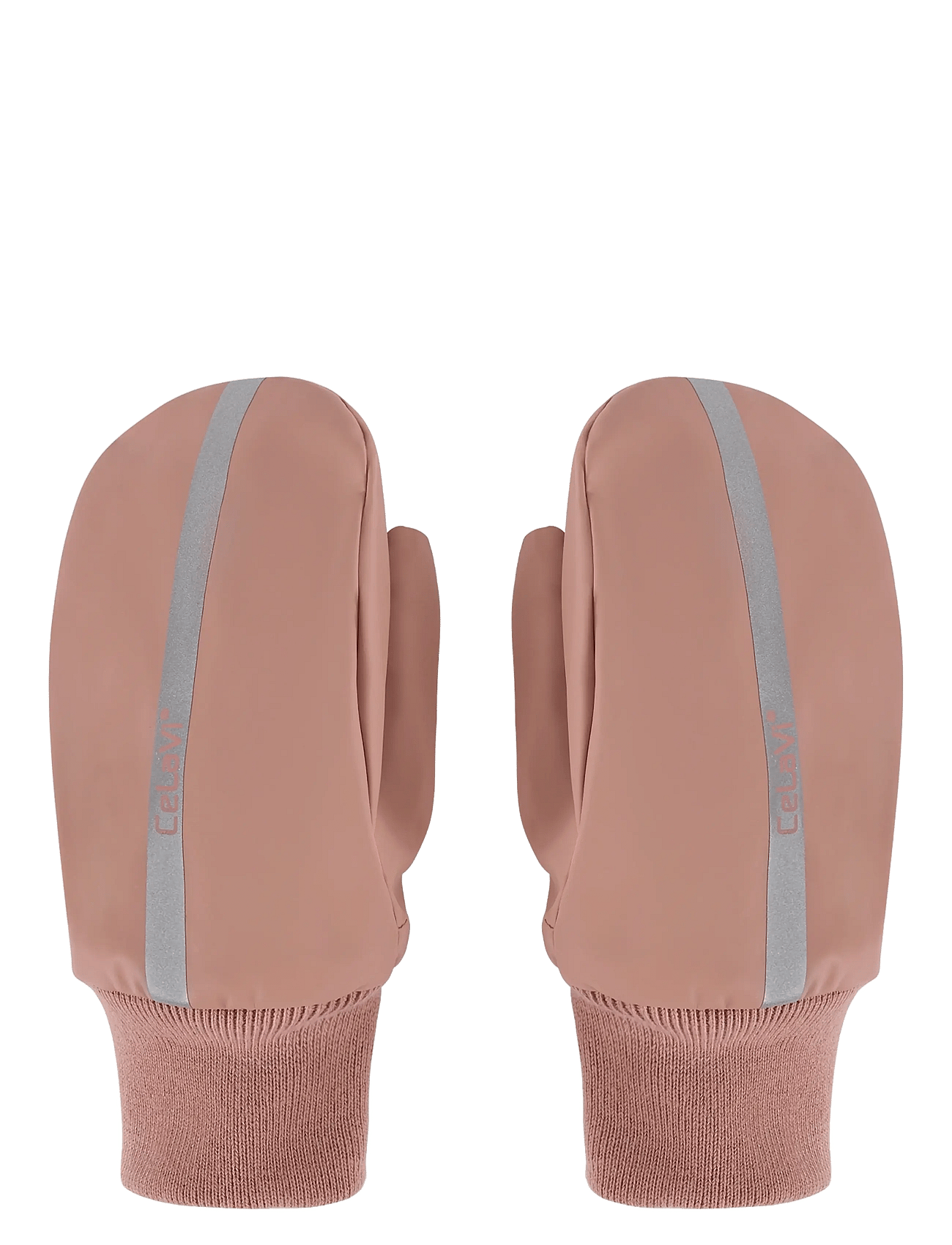 CeLaVi Pu Padded Mittens - Brown - 4-6Y