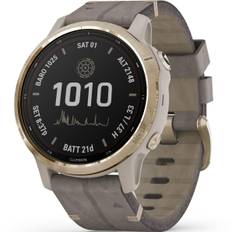 Garmin Fenix 6S Pro Solar Plastic/Resin Smart Touch Watch - Gld