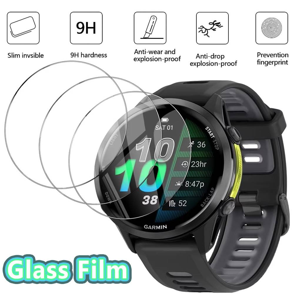 HD Tempered Glass For Garmin Fenix 8 Tactix 8 Quatix 8 Screen Protector Film Anti-fall Garmin Venu 4 Active 6 Forerunner 970 570