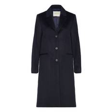 GANT Classic Tailored Wool Coat Marinblå
