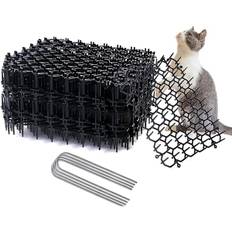 12 stk. 15 cm x 20 cm Pigmåtte, Kattebeskyttelsesmåtte med Pigge, Hundemåtte, Plastnet til Dyreliv
