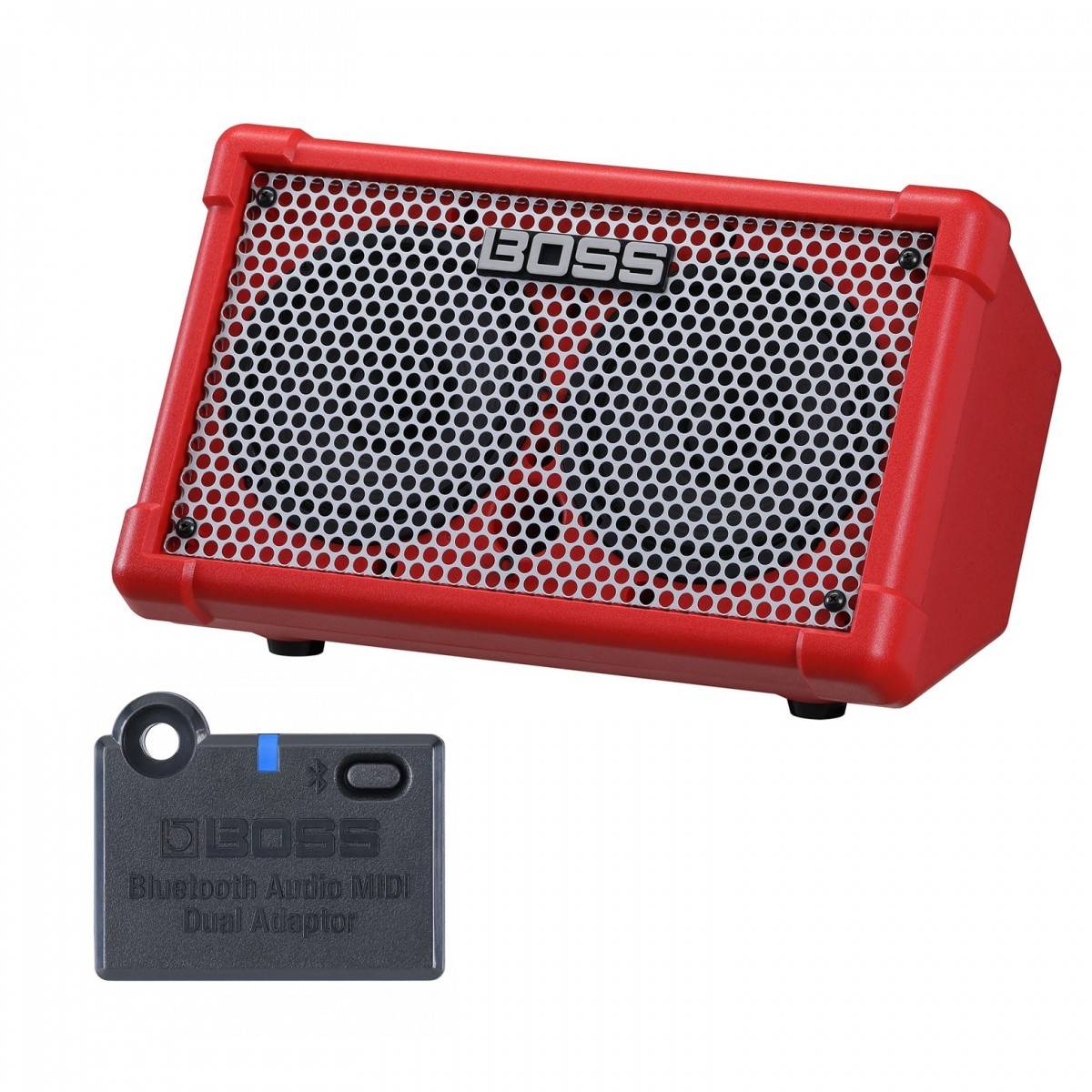 Boss Cube Street 2 Batteridriven Stereoförstärkare med Bluetooth adapter Röd