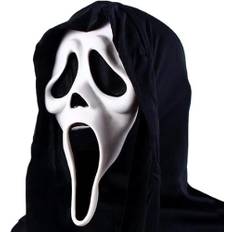 Ghostface-mask, Scream-mask för barn och vuxna, spökansiktsmask för halloween, Scary Movie-mask, läskig skräckfilmsmask av latex, spökmask för cosplay, halloween, fest, bar och maskerad