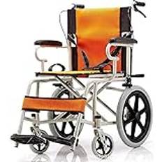 Wheelchair Portable Transport Folding Wheelchair Portable Travel Chair Disabled Elderly Inflatable Hand Push Wheelchair