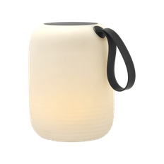 Hav LED Lampe m. solar fra Villa Collection - Hvid/Sort farve - PE