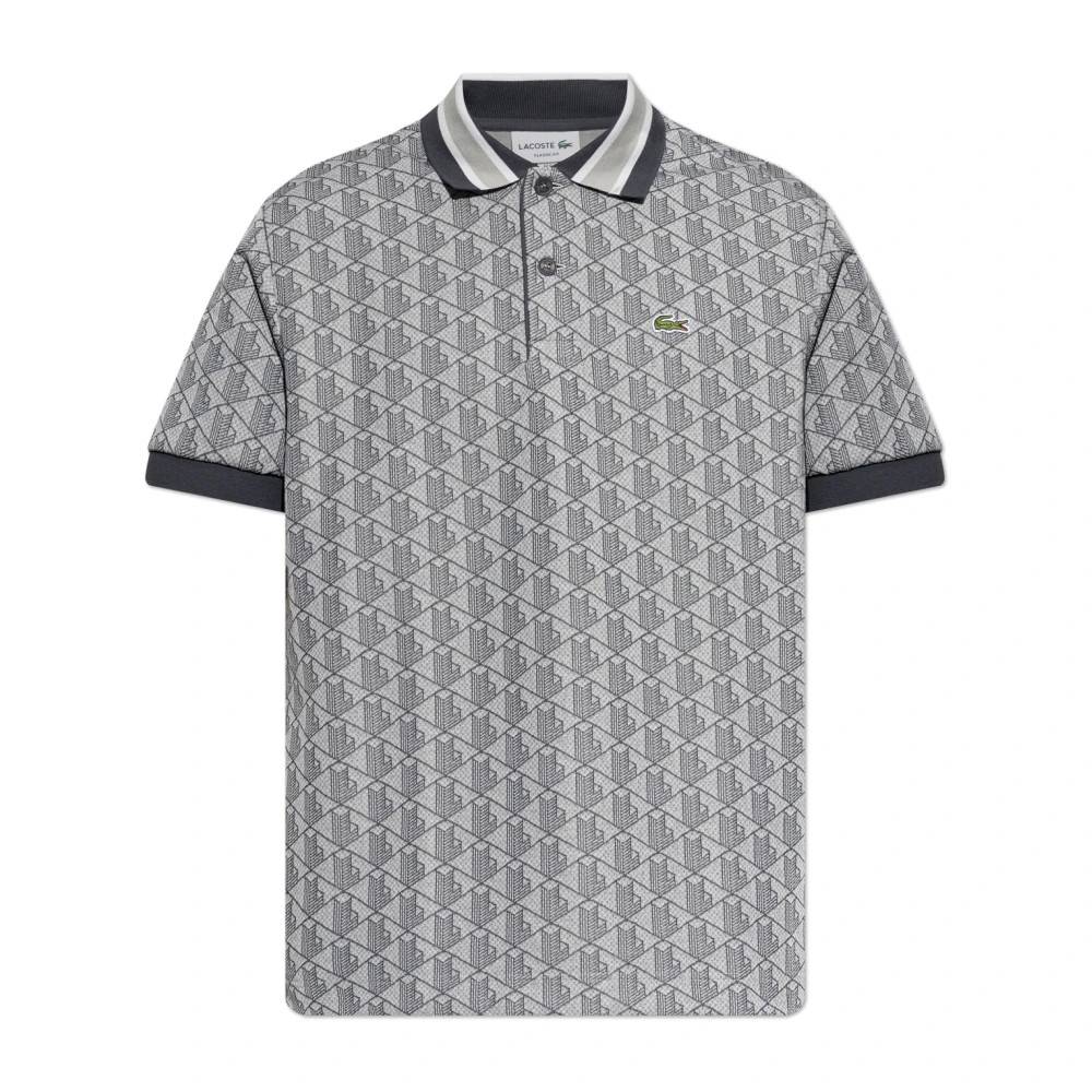 Lacoste, Toppar , Herr, XL, Bomull, Classic Fit Monogram Polo