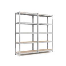 Shelving Silver 180x90x40cm