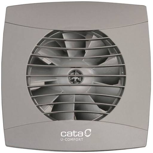 Cata UC-10 badventilator, fugtstyring, Ø100 mm, grå