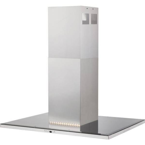 Silverline Nordic Dark Ada 60 cm, stål m/sort glastop