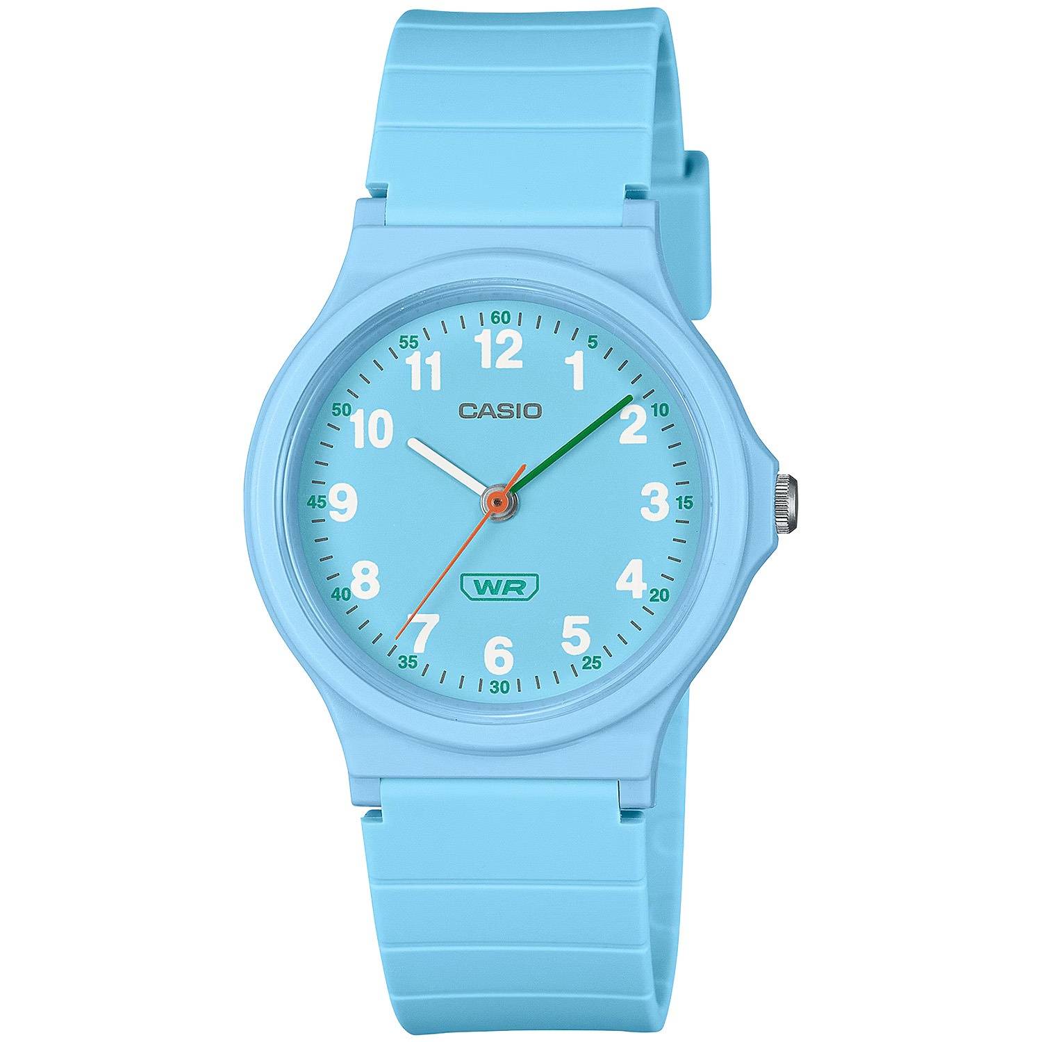 Casio Timeless LQ-24B-2BEF - Unisex - 32 mm - Analogt - Quartz - Plexiglas - Blå (18 mm)