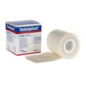 Tensoplast strækbind, porøst, 5cm x 4,5m