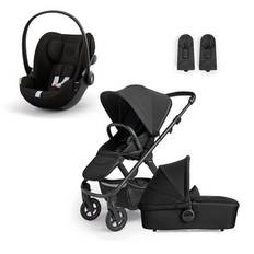 Silver Cross Tide klapvogn Space Sort inkl. cybex GOLD Cloud G babyautostol i-Size Magic Black