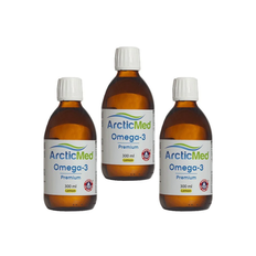 3 x ArcticMed Omega-3 Premium Lemon, 300ml