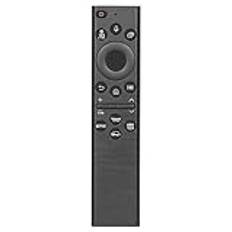 Röstfjärrkontroll BN59-01385A kompatibel med Samsung Smart Curved Frame QLED LCD 8K 4K TV MU8000 MU9000 NU8000 TU7000 TU8000 ersättning kontroller med NETFLIX PrimeVideo TV Plus Knappar