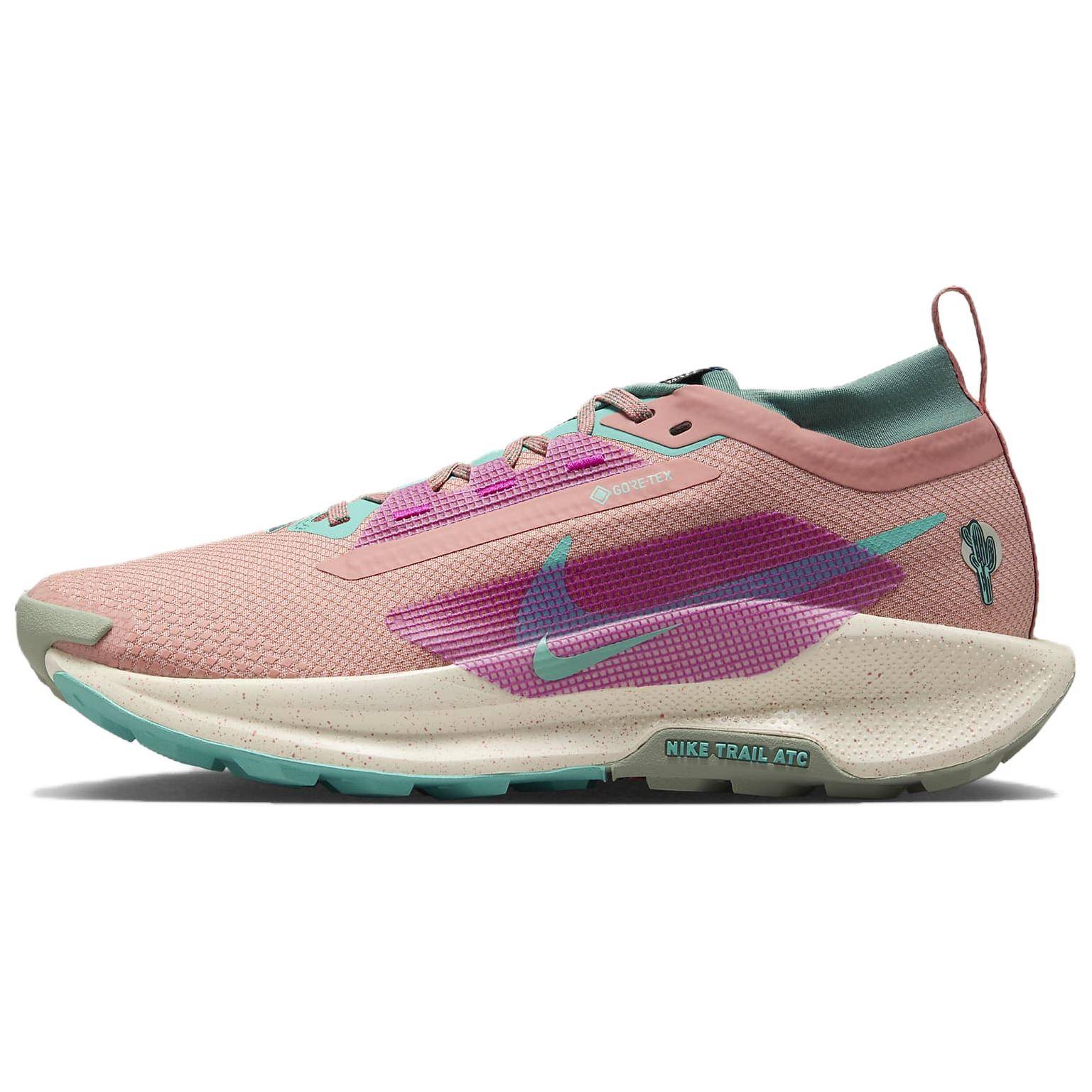 Nike Pegasus Trail 5 GORE-TEX Röd Stardust Grön Frost Dam Sneakers Rosa Bicoastal Vivid-Grape FQ0912-600 cm beige