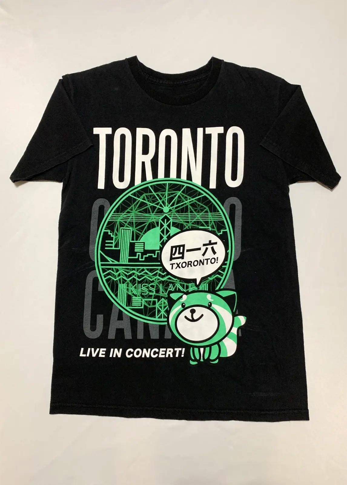 THE WEEKND x KISS LAND OXCY Live In Concert Svart T-shirt Storlek SXL cm black
