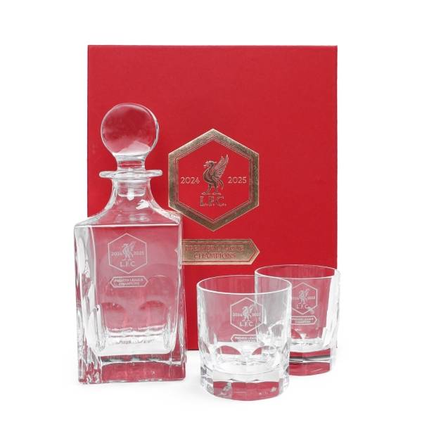 LFC Champions Crystal Decanter Set
