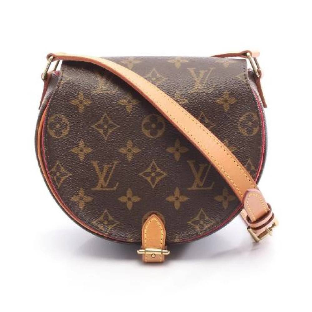 Louis Vuitton Vintage Pre-owned Tambourin Monogram Skuldertaske - Vintage - Dame - Brun - ONE SIZE - Uld