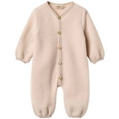 Wheat Heldragt - Uldfleece - Levi - Pale Lilac - Wheat - 74 - Heldragt