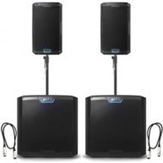 Alto Professional TS408 and TS12S PA Speaker Bundle