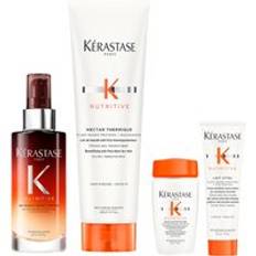 Kérastase Nutritive 8 Hour Serum 90ml, Nutritive Thermique 150ml with Mini Deluxe Nutritive Shampoo 30ml and Conditioner 30ml