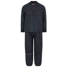 CeLaVi Termotøj m. Fleece - Coated - Dark Navy - CeLaVi - 7 år (122) - Termotøj