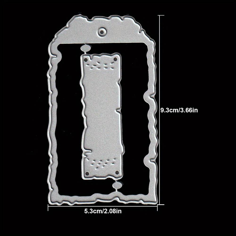 TEMU Metal Crafting Dies - Precise For Scrapbooking, Greeting Cards, Journals - Compatible With Die-cut Machines - Diy Scrapbooking, Card Making, Home Decor - Elegant Metallic Finish -