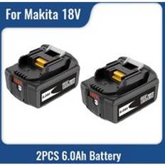 Lokal för makita 18v 6000 mah uppladdningsbart elverktygsbatteri med led li-ion ersättning lxt bl1860b bl1860+ laddare