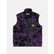 Carhartt-WIP Prentis Vest Liner (Pile Fleece) - Camo Blur, Purple - Purple / S