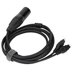 4-stifts XLR M-kabel för HD650 HD600 HD580 Hörlursuppgradering och Utbytessladd för HD660S HD58X HD565 HD545 HD535 HD6XX Huvudförlängningskabel för HD600 1,5 M Kabellängd